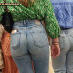 Jeans girl candid ass beauty