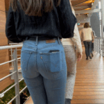 College girls in tight jeans ass creepshots